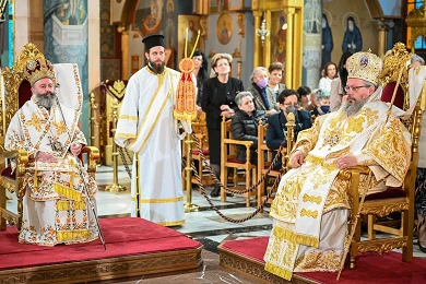Ο Αρχιεπίσκοπος Αυστραλίας κ.κ.Μακάριος στην Ενορία μας