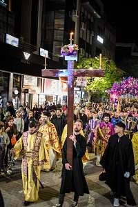 Η Περιφορά του Επιταφίου στην ενορία μας