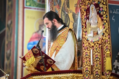 Ο Αρχιεπίσκοπος Αυστραλίας κ.κ.Μακάριος στην Ενορία μας